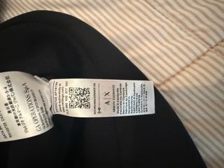 Sudadera Armani Exchange Negra Talla L