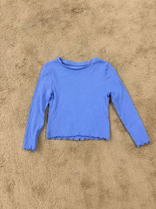 Camiseta azul manga larga Primark 3 años