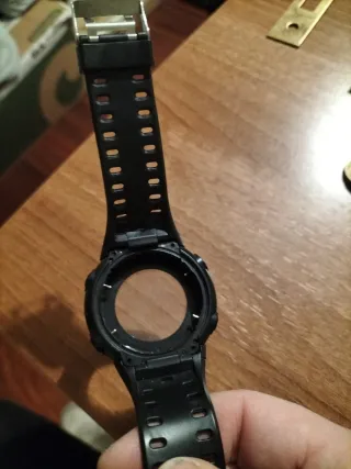 Carcasa de reloj negra