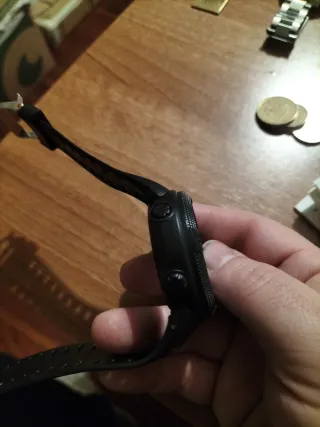 Carcasa de reloj negra