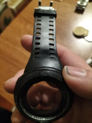 Carcasa de reloj negra