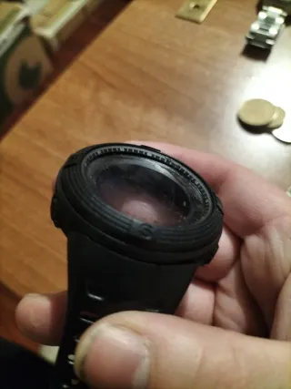 Carcasa de reloj negra