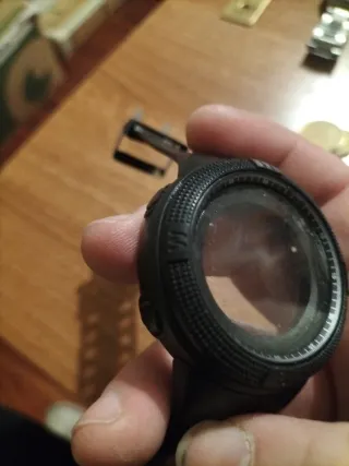 Carcasa de reloj negra