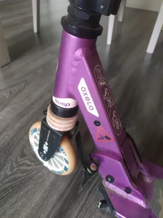Patinete Oxelo niña morado
