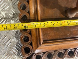 Perchero de madera antiguo