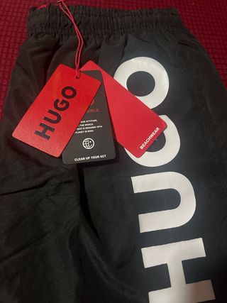Bañador Hugo Boss Negro Talla S