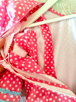 Vestido de flamenca rosa con lunares