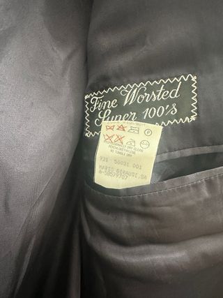 Saco tipo americana en color azul marino