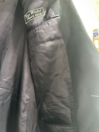 Saco tipo americana en color azul marino