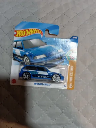 Hot Wheels '90 Honda Civic EF Azul
