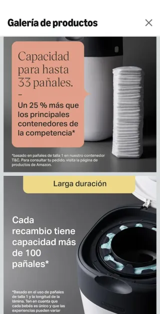 Contenedor de pañales Tommee Tippee