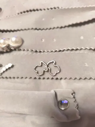 Pendientes Tous Silueta Plata