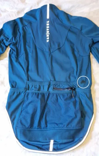 Chaqueta ciclismo Van Rysel azul
