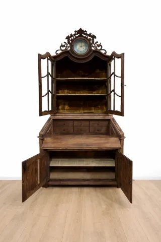 Antigua Alacena - Vitrina con reloj