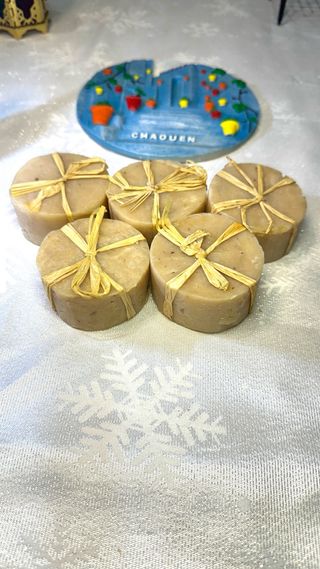 Jabón Artesanal de argan y coco y manteca de chià