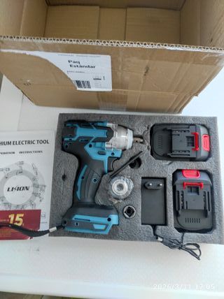 Taladro pistola impacto de batería 21V