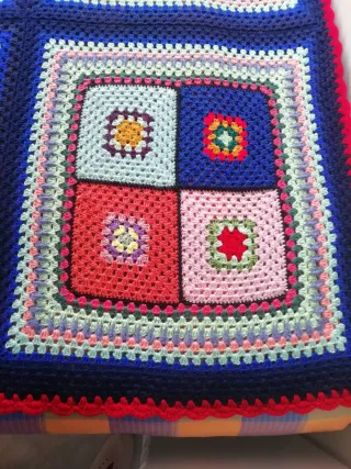 Manta, Colcha de ganchillo, granny