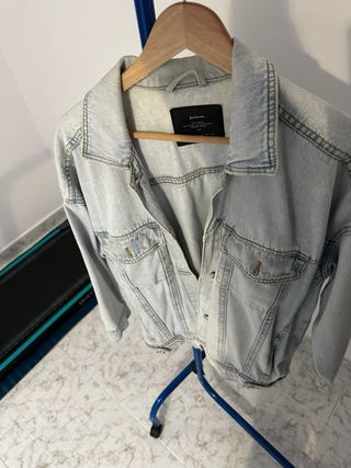 Cazadora vaquera oversize Stradivarius Talla M