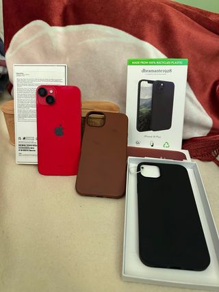 iPhone 14 Plus Rojo 128gb + 2 Fundas