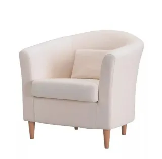 Butaca Ikea beige tela