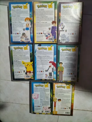 Lote 8 Cintas VHS Pokémon (Español)