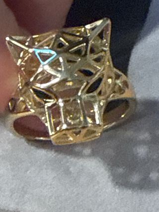 Anillo Pantera XP Laminado 14K Talla 8