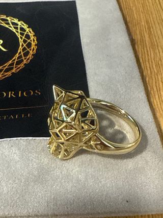 Anillo Pantera XP Laminado 14K Talla 8