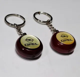 Lote 2 Llavero Opel amaderado logo vintage retro