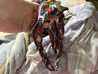 Lote de 6 diademas de tela