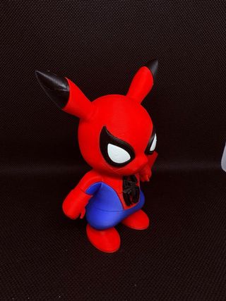 Figura Pikachu Spider impresa en 3D