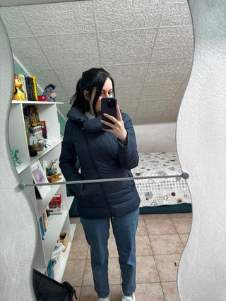 Piumino Armani donna blu