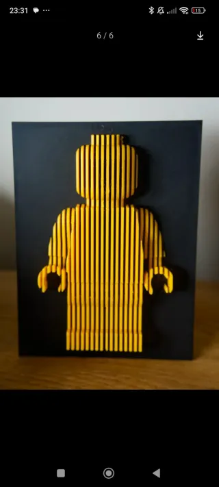 Escultura Legó Capas Arte Decorativo