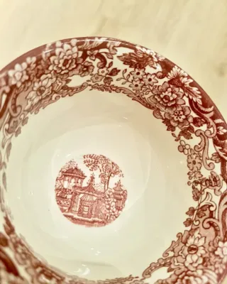 2 Tazas de té La Cartuja de Sevilla con platillo