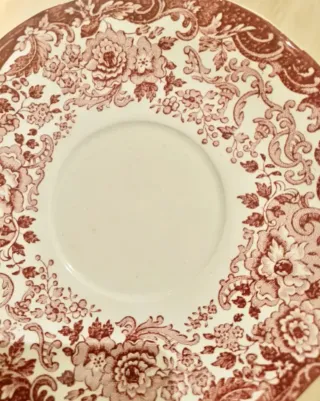 2 Tazas de té La Cartuja de Sevilla con platillo