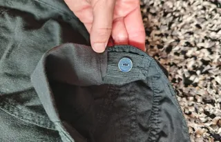 Pantalón premamá ancho negro