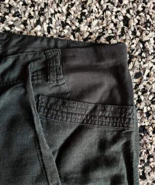 Pantalón premamá ancho negro
