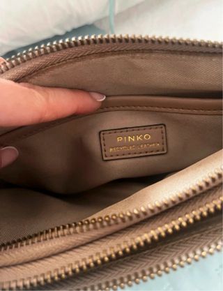 Borsa Pinko Beige Oro