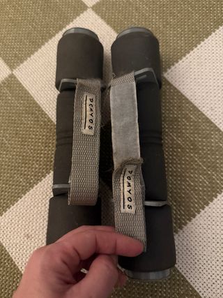 Mancuernas 2 kg con agarre