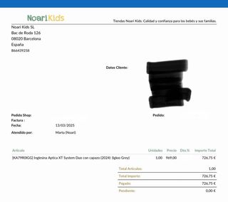 Cochecito Inglesina Aptica XT System Duo