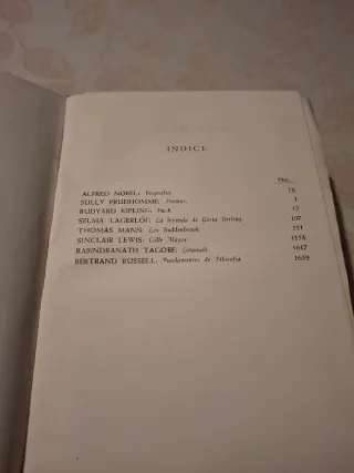 Los premios Novel literatura