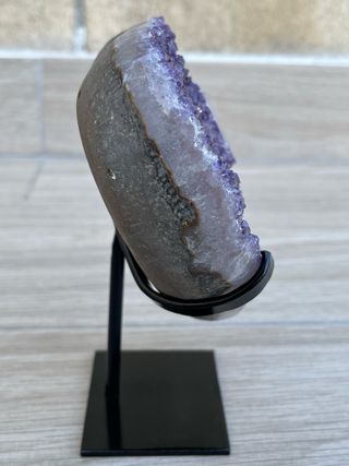 Corazón de amatista con estalactita