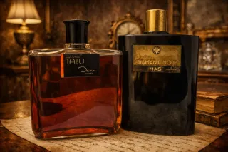 Perfumes Vintage Tabu Dana + Diamant Noir Mas