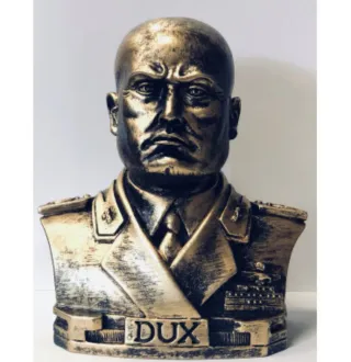 Busto DUX in gesso duro