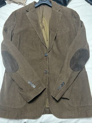 Chaqueta Pana Hombre Marrón