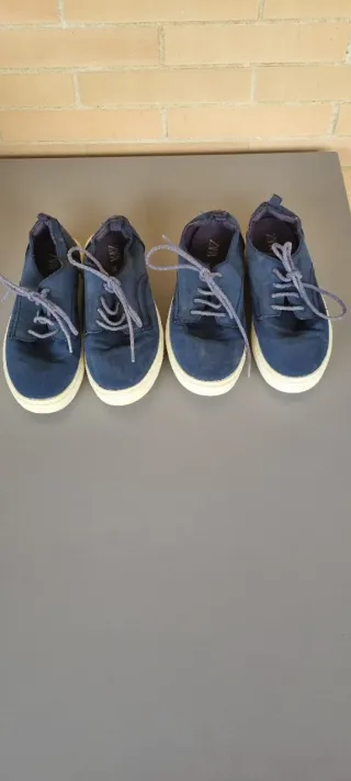 Zapatos infantiles Zara de vestir azul, talla 36