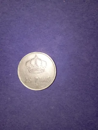 Moneda 25 PTAS Corona
