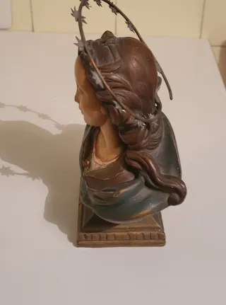 Virgen María Busto con Aureola