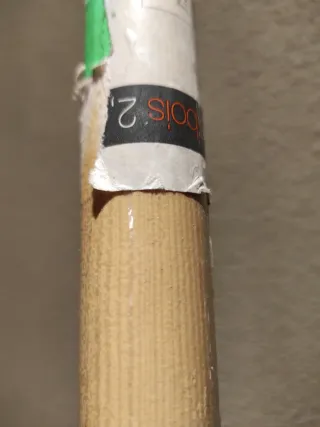 Barra Cortina Madera Beige 2,50