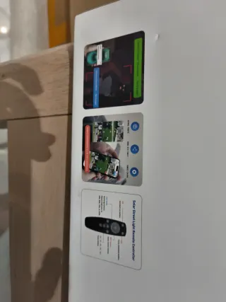 Farola Solar LED V380 c/Cámara 4G 3 Lentes