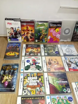 Lote Juegos PSP y DS: Vendo todos escucho ofertas
